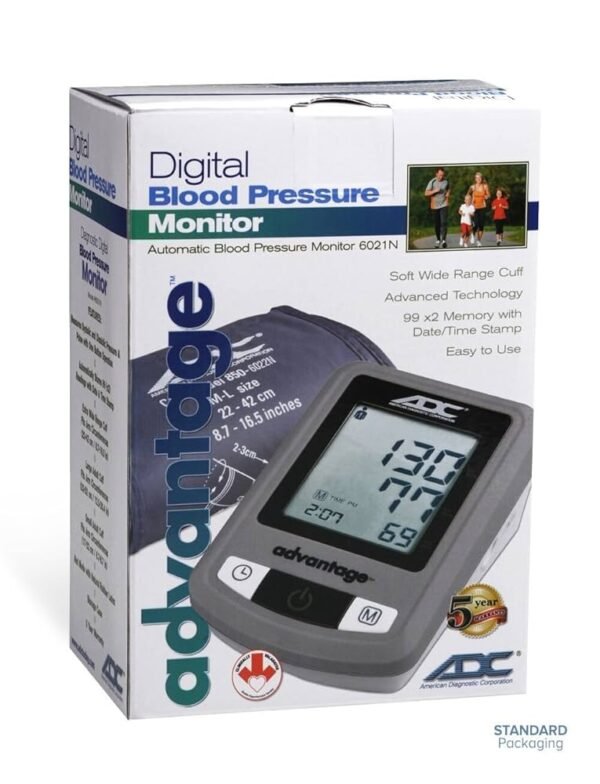 ADC ADVANTAGE Blood Pressure Monitor - Basic Wrist Digital BP Monitor