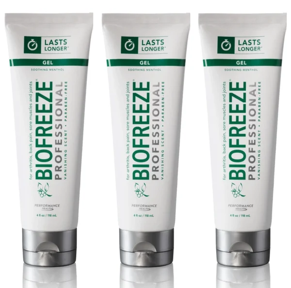 Biofreeze Professional 4oz Gel Tube Pain Relief Arthritis / Back - 3 PK