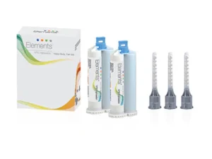 4 Cartridges Elements VPS Dental Impression Material LIGHT BODY Regular Set
