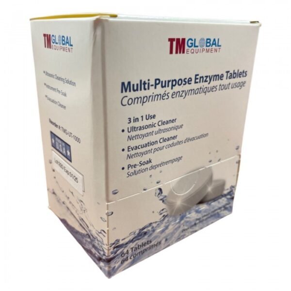 Ultrasonic Enzyme / Enzymatic Tablets - 64 Tablets ,3 in 1 Evacuation, Pre-soak