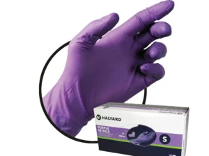 Halyard By Kimberly Clark Purple Nitrile Exam Gloves-Large,100/BX
