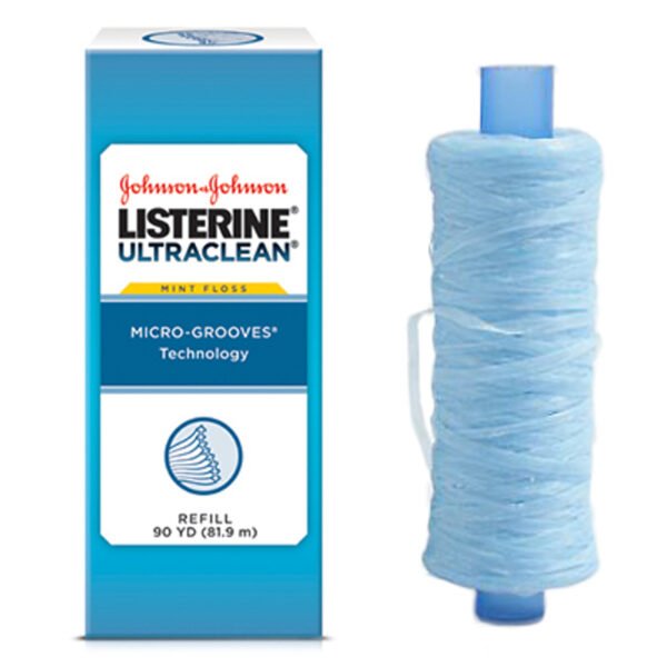 Listerine Ultraclean Mint Floss Professional Refill Spool, 90 Yds - 1 PK