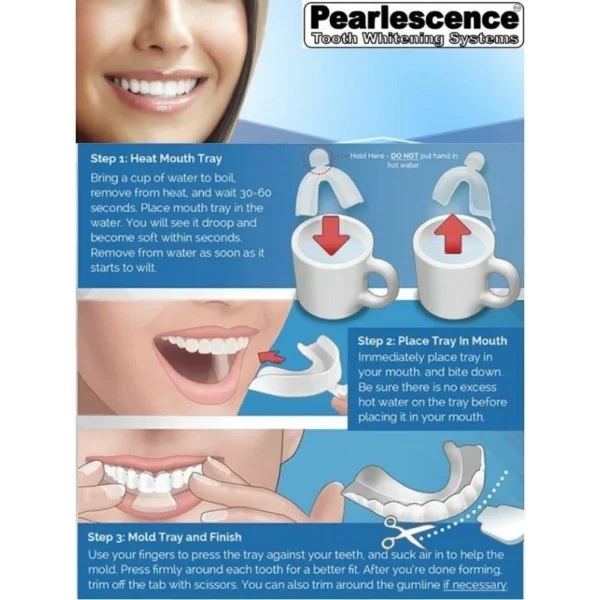 Pearlescence Teeth Whitening System 35% Carbamide Peroxide Gel Kit 4 X 3cc Gels - Image 4