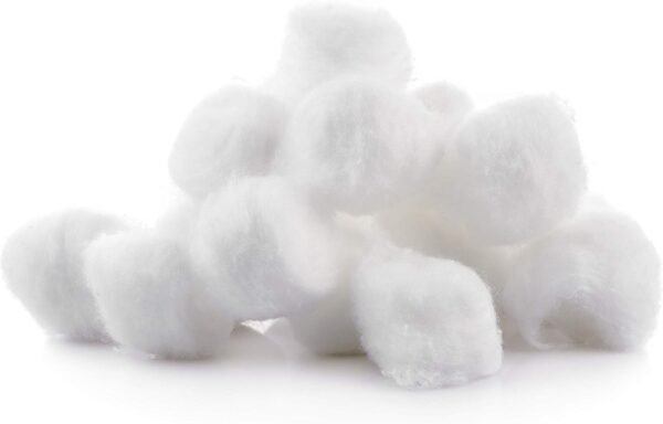 Organic Cotton Balls MEDIUM Cotton Balls, Pack of 500ct, Plain (500ct) - Image 2