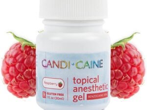 The Essentials Dynamic Dental Candi Caine, Topical Anesthetic Gel, 1 oz, Raspberry Flavor