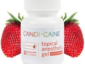 The Essentials Dynamic Dental Candi Caine, Topical Anesthetic Gel, 1 oz, Strawberry Flavor