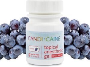 The Essentials Dynamic Dental Candi Caine, Topical Anesthetic Gel, 1 oz, Grape Gum Flavor