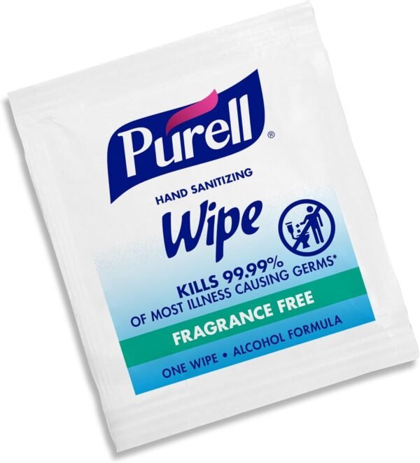 Purell Premoistened Sanitizing Hand Wipes,Fragrance Free, 100/Box - Image 4