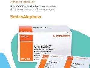 Uni Solve 402300 Adhesive Remover Wipe, Pack of 50