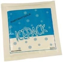 Coldstar 10407 Jack Frost Single Use Non-Insulated Cold Packs 5.5" x 5" 80/Pk