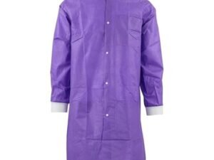 Medicom 8109-C Safewear Protective Apparel High Performance Lab Coat, Plum Purple, Large (Pack of 12)