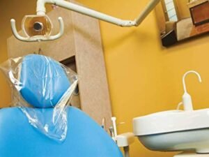 3D Dental PL-HRLG Headrest Cover, Poly, 14" x 10" (Pack of 250)