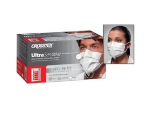 Crosstex Securefit Ultra Sensitive Earloop Mask, 1 pack , White GCFCXSSF