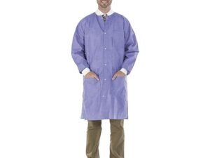 Medicom 8109-C Safewear Protective Apparel High Performance Lab Coat, Plum Purple, Large (Pack of 12)