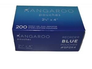 3D Dental SP2X4 Kangaroo Self-Seal Sterilization Pouches, 2.25" x 4" (Pack of 200)