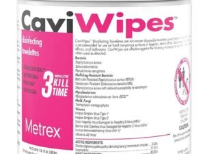 CaviWipes Disinfecting Towelettes Canister Wipes, 160 Count, White