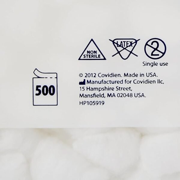 Kendall/Covidien Prepping Cotton Ball, 500 Count - Image 4
