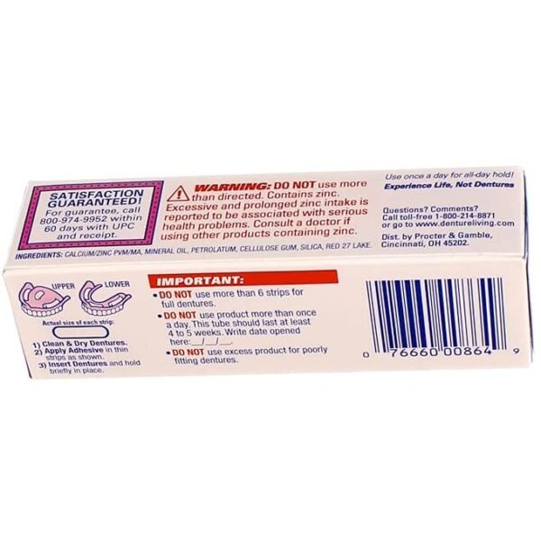 Fixodent Denture Adhesive Cream Original 1.40 oz (Pack of 3) - Image 4