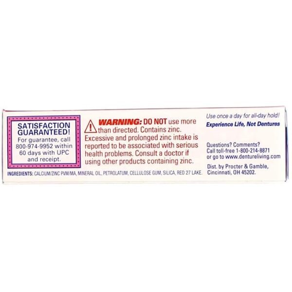 Fixodent Denture Adhesive Cream Original 1.40 oz (Pack of 3) - Image 3