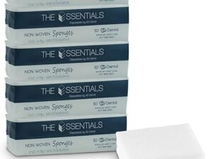 The Essentials 1000 Count 2x2 Gauze Pads - Soft 4-Ply Non-Sterile Non-Woven Dental Sponges - Esthetic Wipes - All Purpose Medical Squares for First Aid, Surgical, Wound Dressing