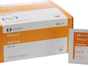 COVIDIEN 5110 Webcol Alcohol Prep, Sterile, Large, 2-ply (Pack of 200)