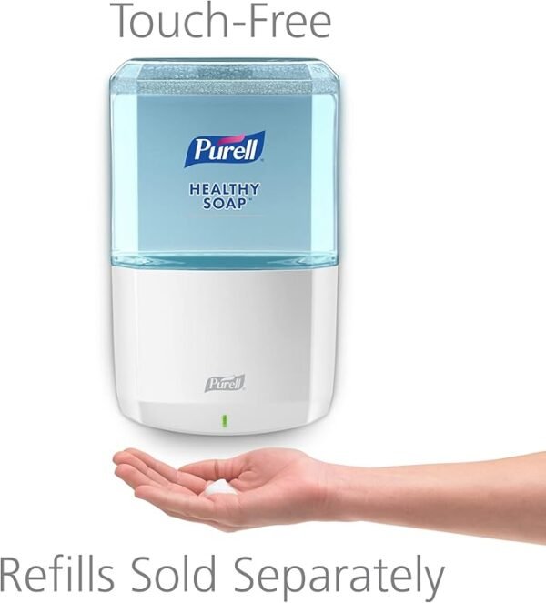 PURELL ES6 Automatic Hand Soap Dispenser, White, Compatible with 1200 mL PURELL ES6 Hand Soap Refills (Pack of 1) - 6430-01 - Manufactured by GOJO, Inc. - Image 3