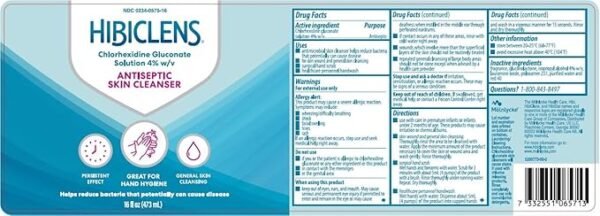 Hibiclens Antimicrobial, Antiseptic Soap and Skin Cleanser 8oz for Home Hospital 4% CHG - Image 2