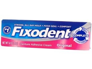 Fixodent Denture Adhesive Cream Original 1.40 oz (Pack of 3)