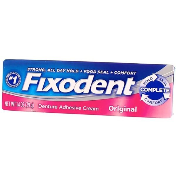Fixodent Denture Adhesive Cream Original 1.40 oz (Pack of 3)