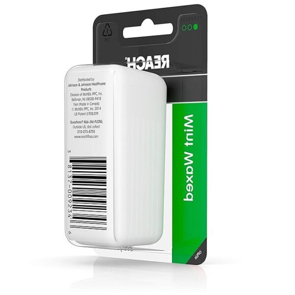 Reach Waxed Dental Floss for Plaque and Food Removal, Refreshing Mint Flavor, 200 Yards - Image 5