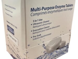 64 Tablets Ultrasonic Enzymatic Tablets 3 in 1, Ultrasonic Cleaner, Evacuation Cleaner, Tools Pre-Soak enzyme Tablets