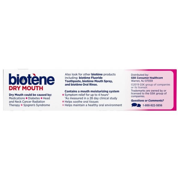 Biotene Oral Balance Moisturizing Gel, Alcohol Free Gel and Dry Mouth Gel, Flavor Free, 1.5 Oz - Image 7