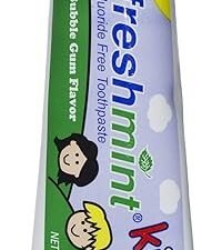 Freshmint TP Fresh FF Fluoride Free Toothpaste, Bubble Gum Flavor, 0.85 oz (Pack of 144)