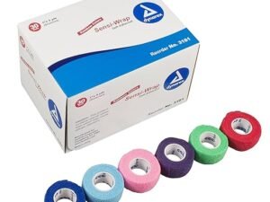 Dynarex 3181 Sensi Wrap, Self Adherent, 1" x 5 yard, Rainbow, Pack of 150