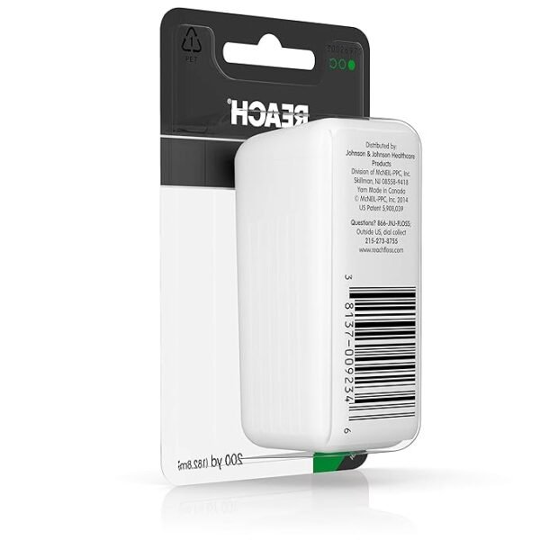 Reach Waxed Dental Floss for Plaque and Food Removal, Refreshing Mint Flavor, 200 Yards - Image 6