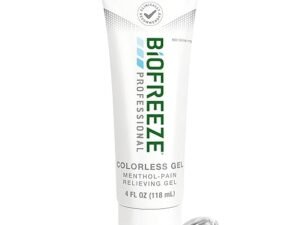 Biofreeze Professional Gel Pain Relief, Knee & Lower Back Pain Relief, Arthritis Pain Reliever, Sore Muscle Relief, Neck Pain Relief, Cooling Joint Pain Relief, Colorless Menthol Gel 4 Fl Oz