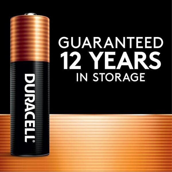 Duracell Coppertop AAA Batteries with Power Boost Ingredients, 12 Count Pack Triple A Battery with Long-lasting Power, Alkaline AAA Battery for Household and Office Devices - Image 5