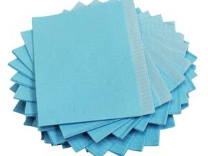 Adenna Dental Bibs/Lap Cloths BIB741B - Disposable, Blue, Case of 500