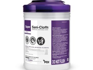 Professional Disposables Surface Disinfectant Super Sani-Cloth Wipes, 160Count