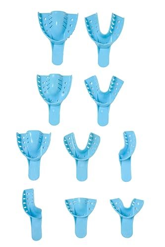 Dental Impression Material Trays New (Quadrant UL/LR Perforated)