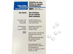 Richmond 100105 Cotton Pellets, Size 0, 11/32" Diameter (Pack of 400)