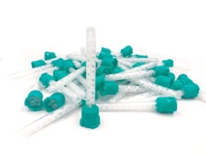 HP Green (Teal) Mixing Tips 6.5 mm Impression 48/PK Genuine Mixpac VPS Heavy