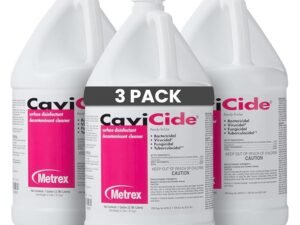 Metrex CaviCide Surface Disinfectant Cleaner, 13-1000 – Multi-Purpose Disinfectant & Cleaner for Medical Devices, NICU, Operating Rooms, Patient Care Areas, Labs, Schools – 1 Gallon (Pack of 3)