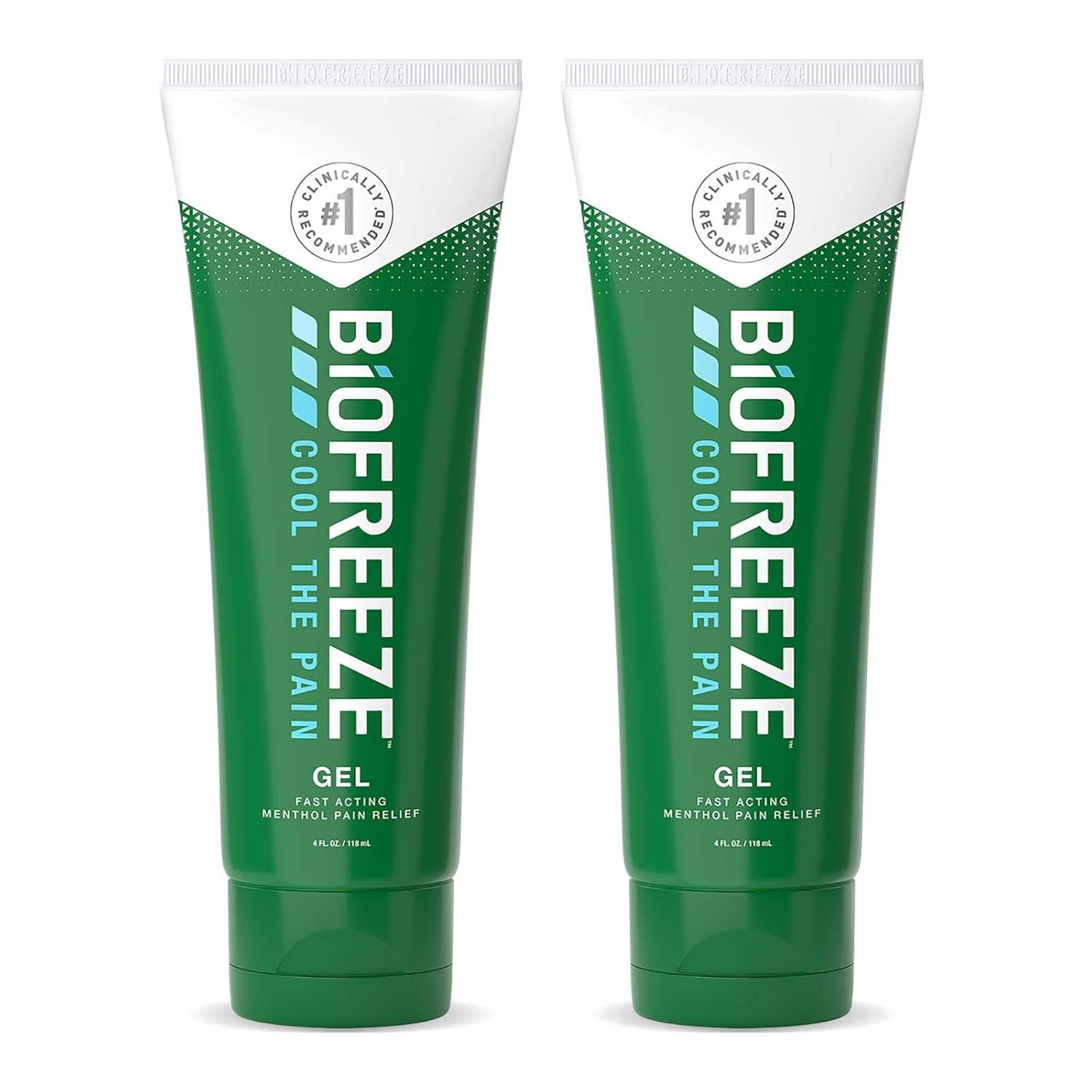 Biofreeze-13529 Pain Relief Gel, 4 oz. Tube, Pack of 2 (Packaging May Vary)